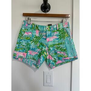 Lilly Pulitzer Tropical Print Shorts Size 0